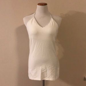 Express sexy basic white halter